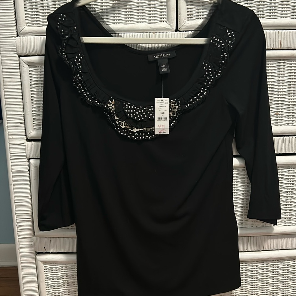 White House black market black shirt